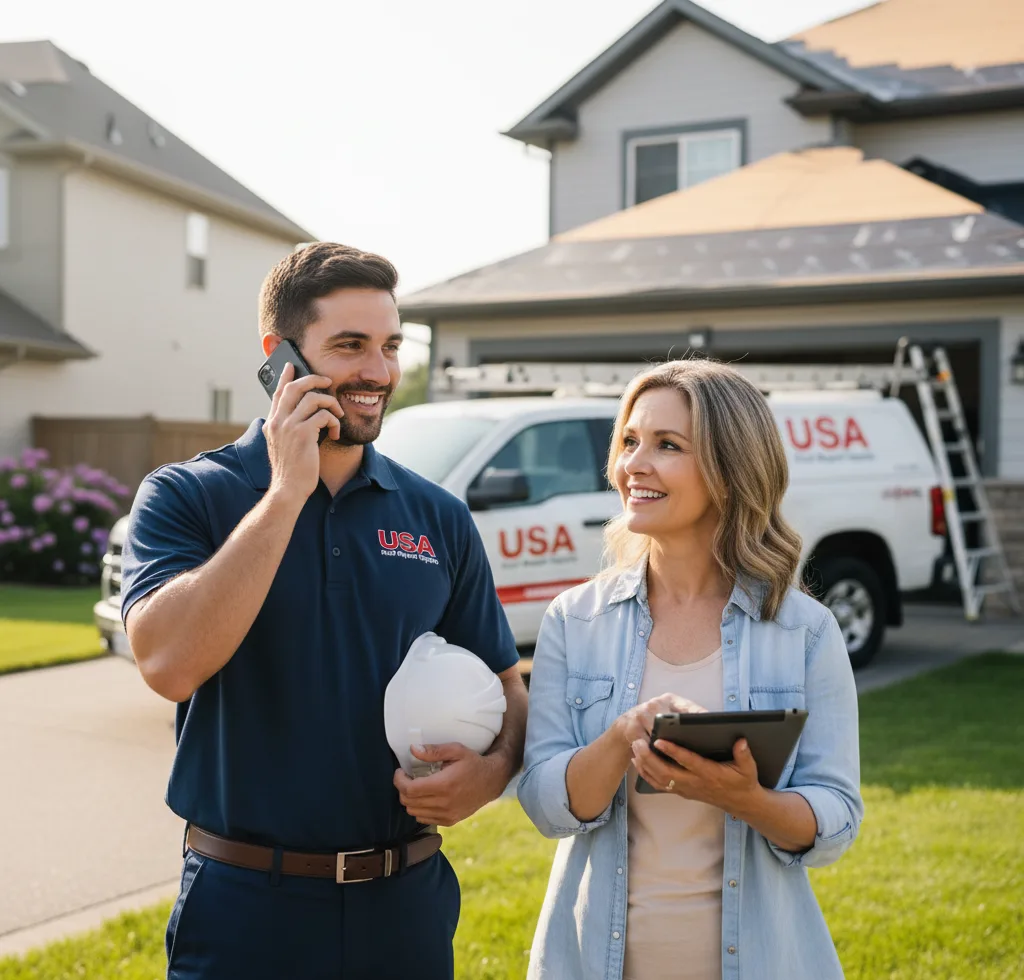 USA Roof Repair Experts customer support in Menahga